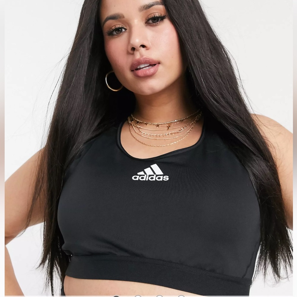 Adidas Training Plus Size Medium Support Sports B… - image 1